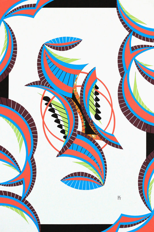 Awake - Paper Cutting with Cellophane